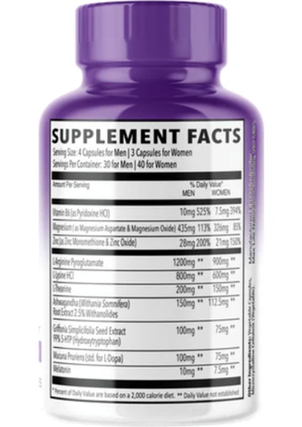 Zmpm - Hgh Replenishment Deep Sleep Mineral Support 120 Capsul.made In Usa