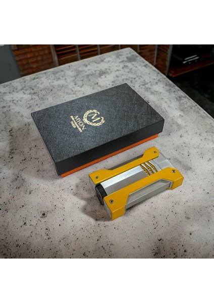 Myon Racing Edition Pürmüz Jet Alev Puro Çakmağı Sarı/Siyah fırsatları