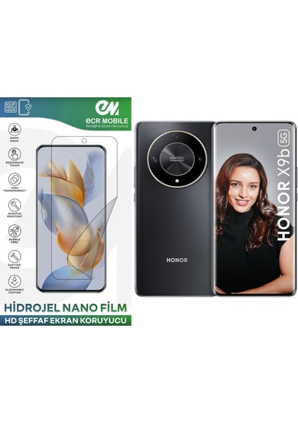 Honor X9B ile Uyumlu Hidrojel Ekran Koruyucu Film Hd-Şeffaf(Tempered Cam Değildir!)