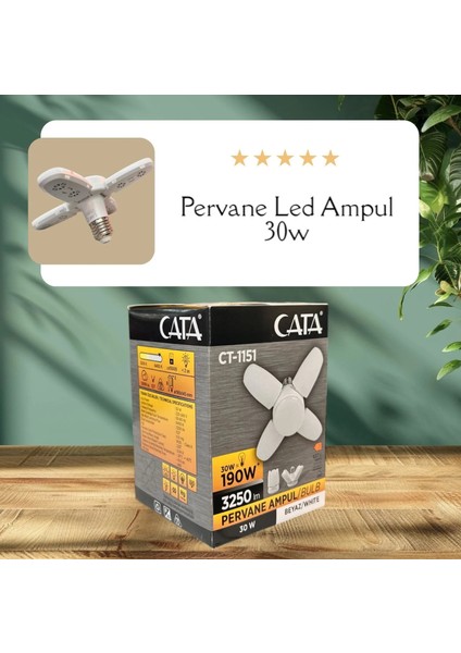 30W Pervane Ampul ( Beyaz) modelleri