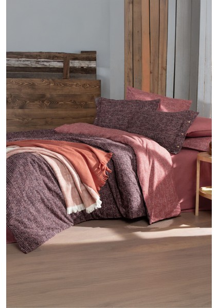 Glamis Bordo Pamuk Flanel King Size Nevresim Takımı fiyatları