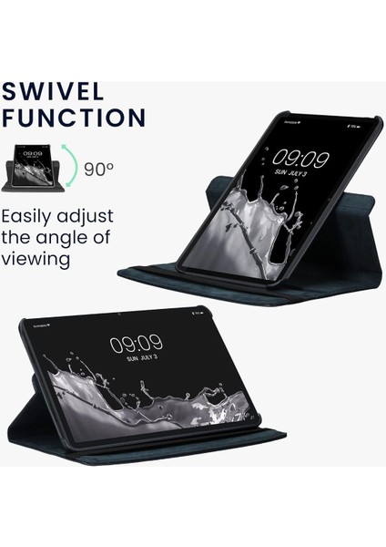 Huawei Matepad Air 11.5'' Kılıf 360°DÖNEBILEN Deri Leather New Style Cover Case Mor