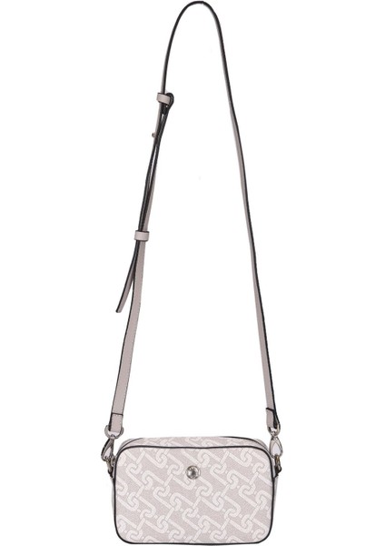 Çapraz Askılı Kadın Çanta Beyaz-Gri Us24121