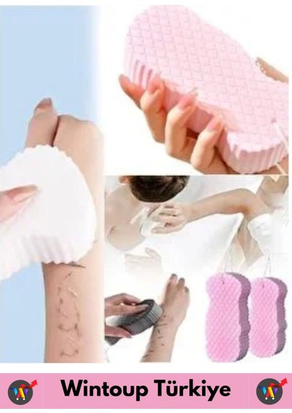 Yüksek Kaliteli Ultra Esnek Yumuşak Peeling Hassas Cilt Bebek Banyo Ovalama Süngeri Banyo Lifi 2Adet modelleri