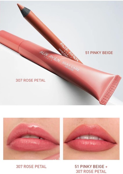 Alix Avien Silky Care Lipgloss 307 - Rose Petal