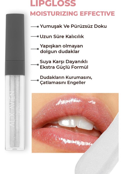 Nemlendirici Etki Yapışkanlık Hissi Bırakmayan Dudak Parlatıcı - Lipgloss 13 Diamond Burst