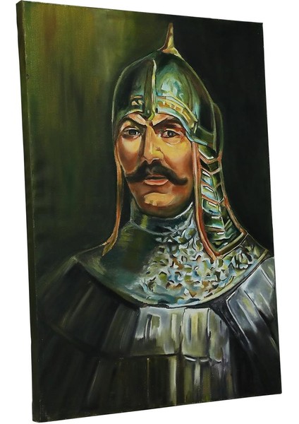 El Işçiliği L.alaaddin Keykubat Yağlı Boya Resim 70*50 cm - 6126