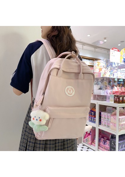 Yeni Moda Büyük Kapasiteli Sırt Çantası Sokak Trendi Öğrenci Çantası Rahat Çok Yönlü Sırt Çantası (Yurt Dışından) modelleri