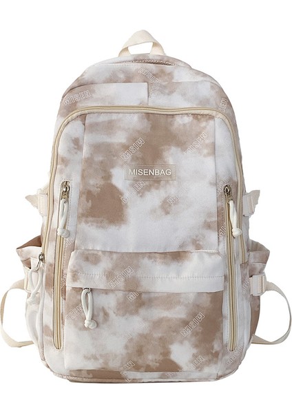 Moda Rahat Sırt Çantası Yeni Stil Batik Trendi Sırt Çantası Büyük Kapasiteli Orta Okul Öğrencisi Okul Çantası (Yurt Dışından)