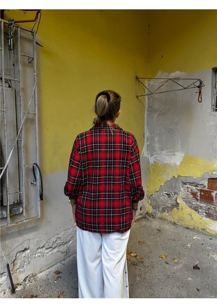 Ekose Cep Detaylı Oduncu Gömlek