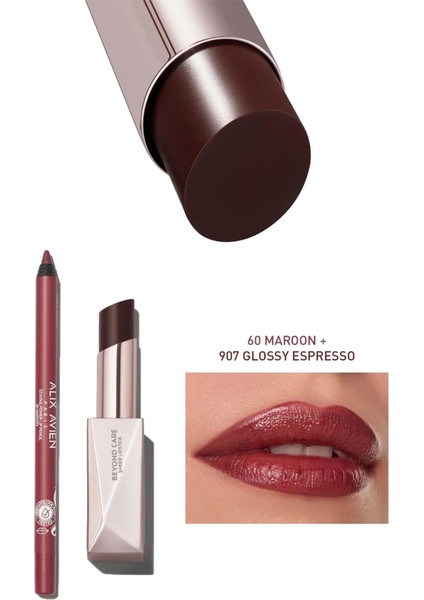 Beyond Care Sheer Lipstick 907 - Glossy Espresso - Yoğun Nemlendirici Besleyici Etki - Parlak Ruj fırsatları