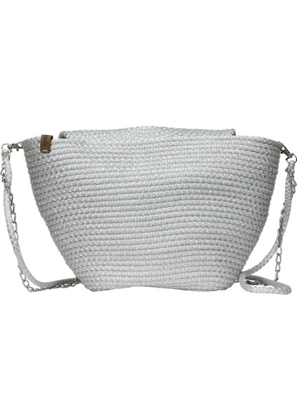 El Işçiliği Hasır Jüt Kol Çantası 34*25 cm - 6139