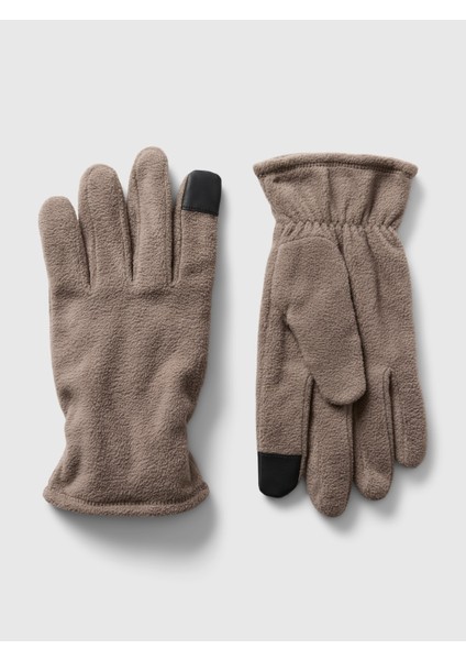 Erkek Kahverengi Cozy Smartphone Eldiven