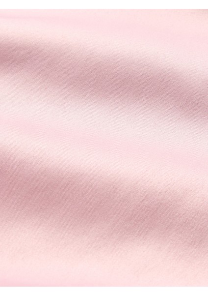 Kadın Pembe Kare Yaka Saten Bluz