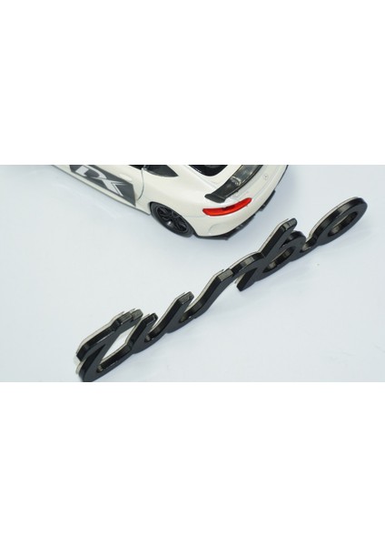 Porsche Turbo Bagaj 3m 3D Siyah Abs Yazı Logo Amblem modelleri