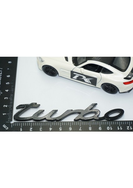 Porsche Turbo Bagaj 3m 3D Siyah Abs Yazı Logo Amblem indirimleri