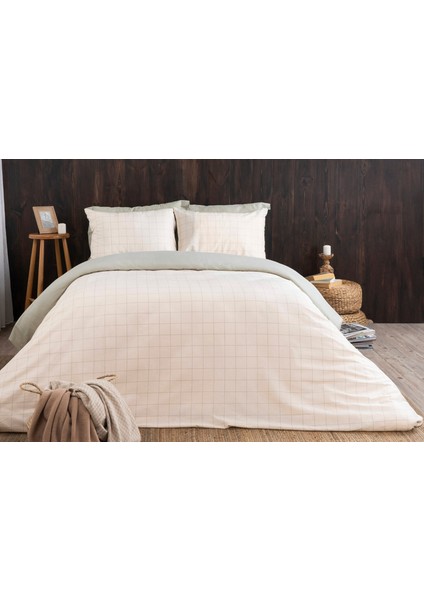 Norwich Yeşil Pamuk King Size Nevresim Takımı