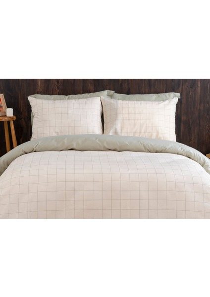 Norwich Yeşil Pamuk King Size Nevresim Takımı fırsatları