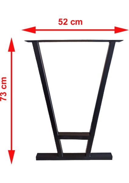 Metal Ayak Masa Ayağı Çalışma Yemek Mutfak Masası Ayağı Retro Ayak Takımı