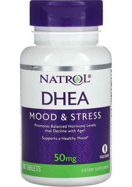 Natrol Dhea Mood&stress 50 Mg 60 Tablet | %100 Orijinal