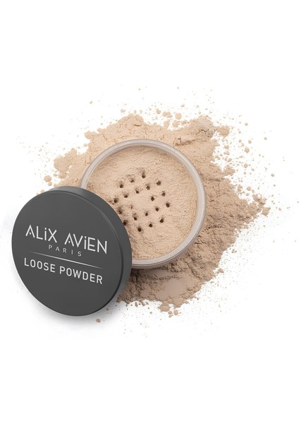 Alix Avien Ipeksi Toz Pudra - Sabitleyici Etki Mat Bitiş - Loose Powder 03 Soft Apricot