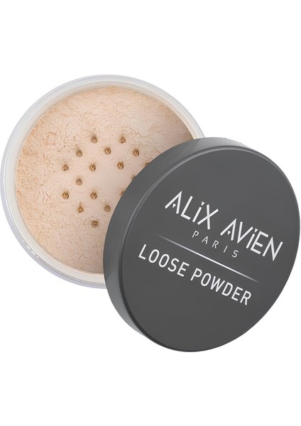 Alix Avien Ipeksi Toz Pudra - Sabitleyici Etki Mat Bitiş - Loose Powder 03 Soft Apricot