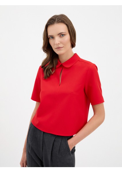 Kadın Gömlek-Kırmızı fırsatları