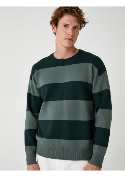 Bisiklet Yaka Kazak Triko Uzun Kollu modelleri