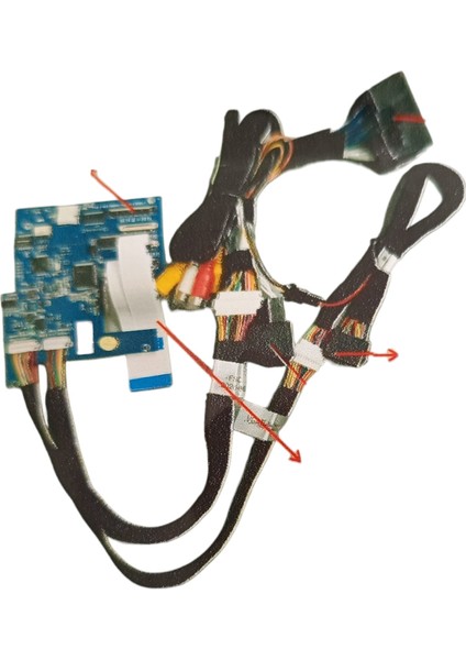 Pcm3.0-3.1 System VGA Hd Kod Çözücü Dikiz Kamera Ön Görüş Kamerası Hd Kalite Yükseltme