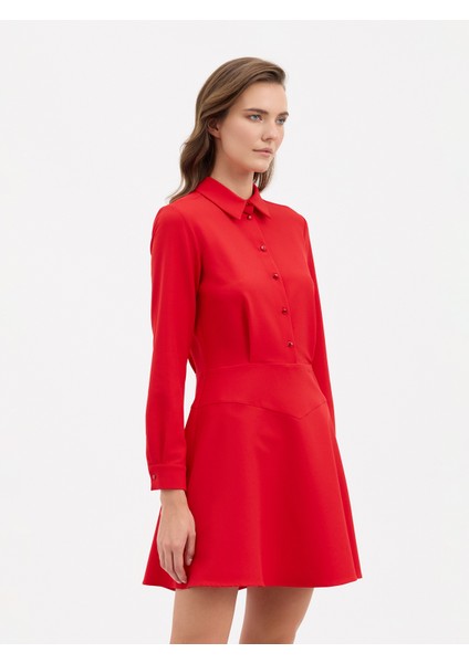 Kadın Elbise-Kırmızı