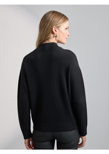 Kadın Triko Kazak-Siyah modelleri