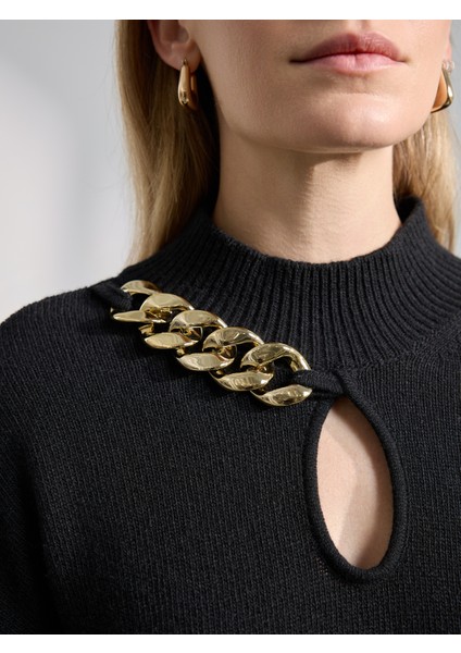 Kadın Triko Kazak-Siyah fırsatları