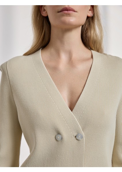 Kadın Triko Hırka-Bej fırsatları