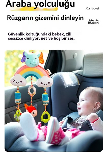 Yeni Doğmuş Bebek 0-1 Yaşındaki Yağmur Kaçırması Arabası, Yatağı Ağlayan Bebek Dolandırıcı Rüzgar Chime Pendant Oyuncağı. (Yurt Dışından) modelleri