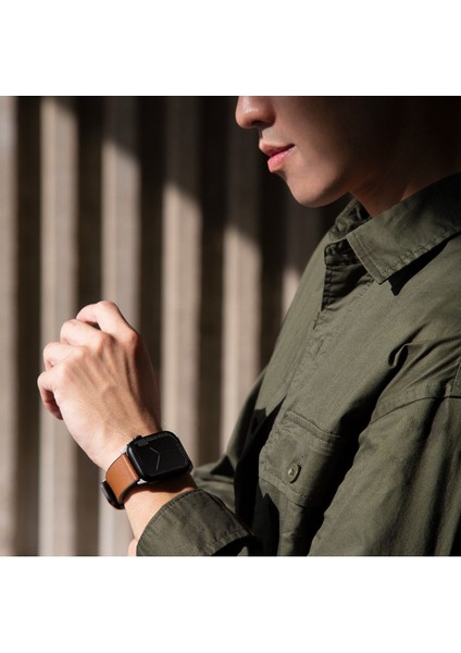Apple Watch 49MM Ultra 2/1 - 46MM Seri 10 - 45MM Seri 9/8/7 - 44MM Seri Se2/se/6/5/4 Deri Kordon