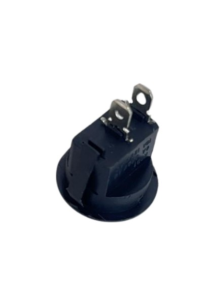 Yuvarlak On-Off Işıksız Anahtar 2 Pin Switch (10 Adet)