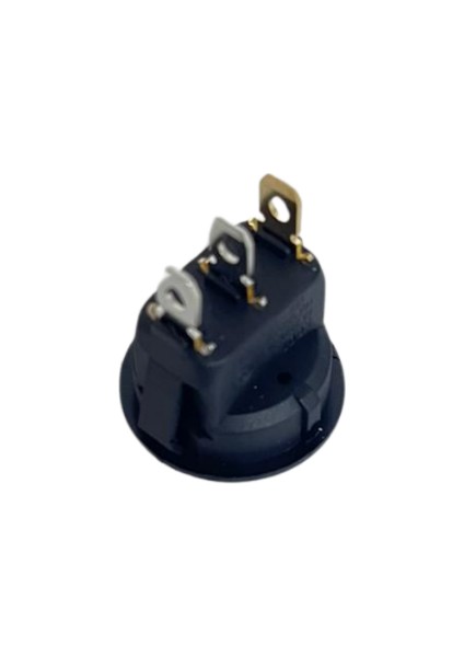 Yuvarlak On-Off Işıklı Anahtar 3 Pin Switch (10 Adet)