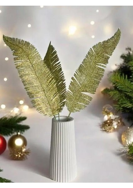 Dekoratif Simli Kuş Tüyü Altın-Gümüş-Rose-Gold modelleri