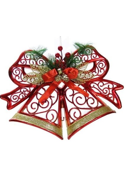 Yılbaşı Süsü Çan Kırmızı 27 cm
