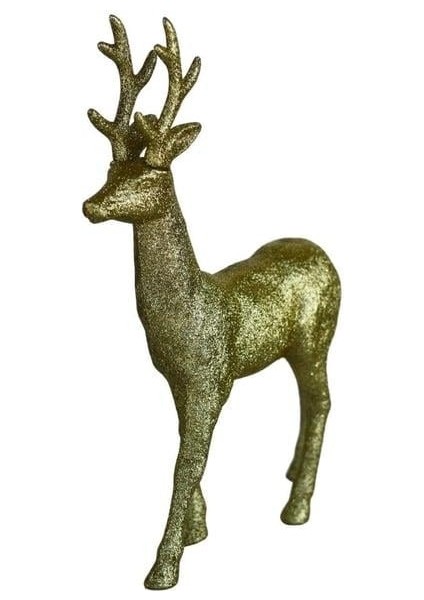 Simli Dekoratif Geyik 23*33 cm