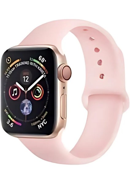 Apple Watch Kordon Kayış 42-44-45 mm Uyumlu Silikon