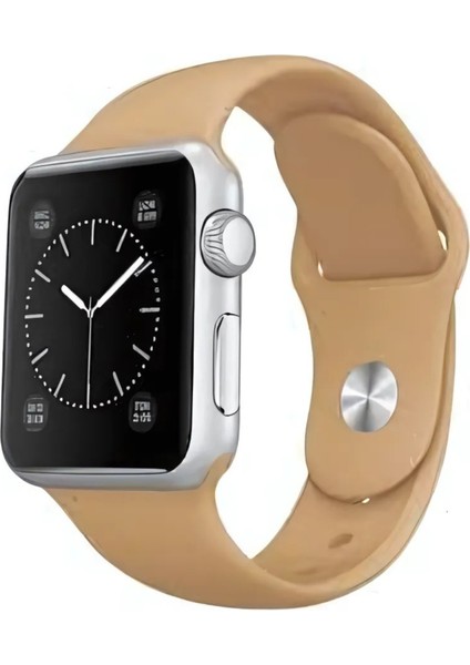 Apple Watch Kordon Kayış 42-44-45 mm Uyumlu Silikon