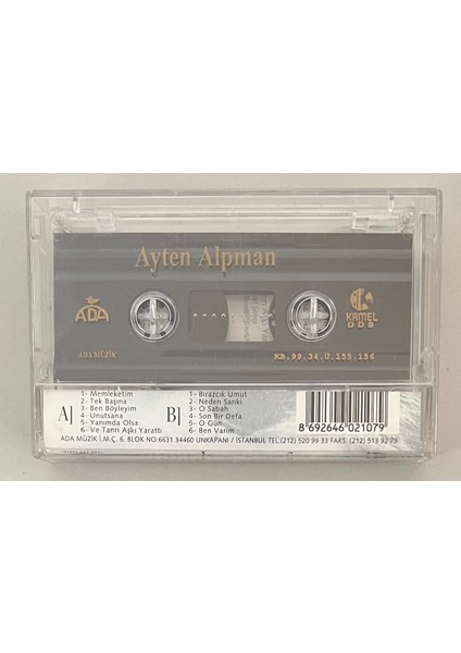 Ayten Alpman - Eski 45’likler Kaset