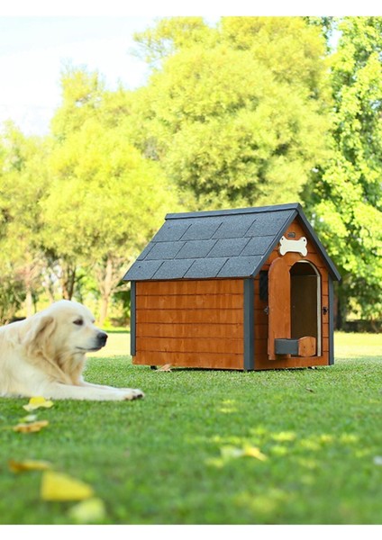Isı Yalıtımlı Ahşap Köpek Kulübesi Large