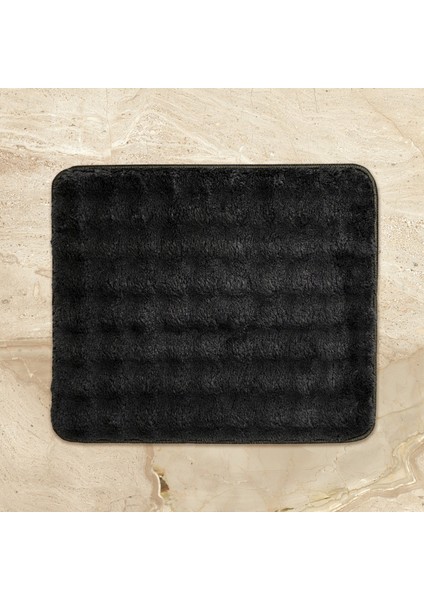 Soft Artos 2'li Banyo Paspası - Antrasit - 60 x 100 cm + 50 x 60 cm