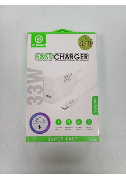 33W Şarj Cihazı Set Super Fast