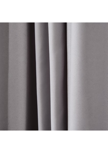 Soft Rista Fon Perde - Gri - 300X270 cm