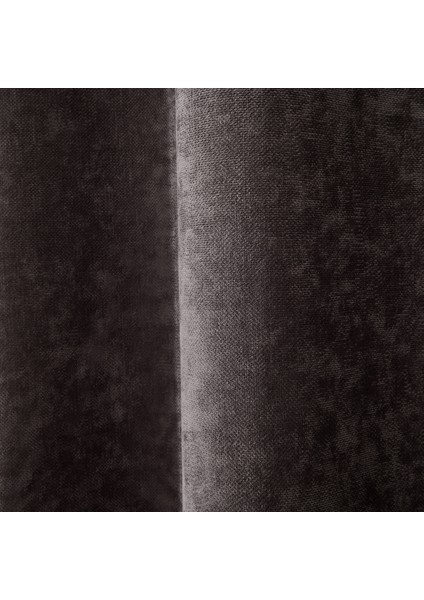 Soft Devon Fon Perde - Antrasit - 140X270 cm