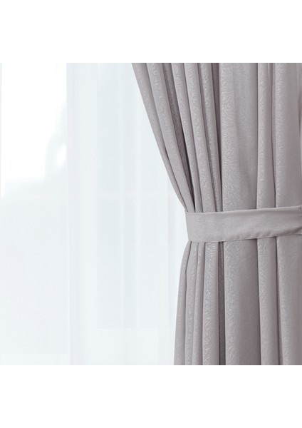 Soft Vista Fon Perde - Gri - 300X270 cm