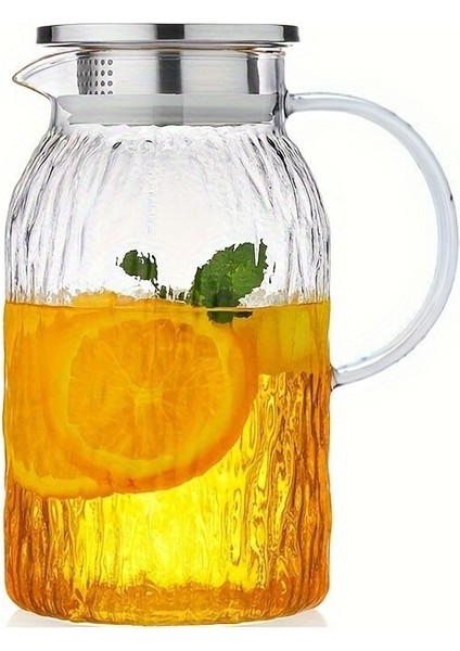 Vakumlu Çelik Kapaklı Isıya Dayanıklı Borosilikat Cam Demlik, Süzgeçli Demlik (1500 Ml) Ekg- Icejug fiyatları